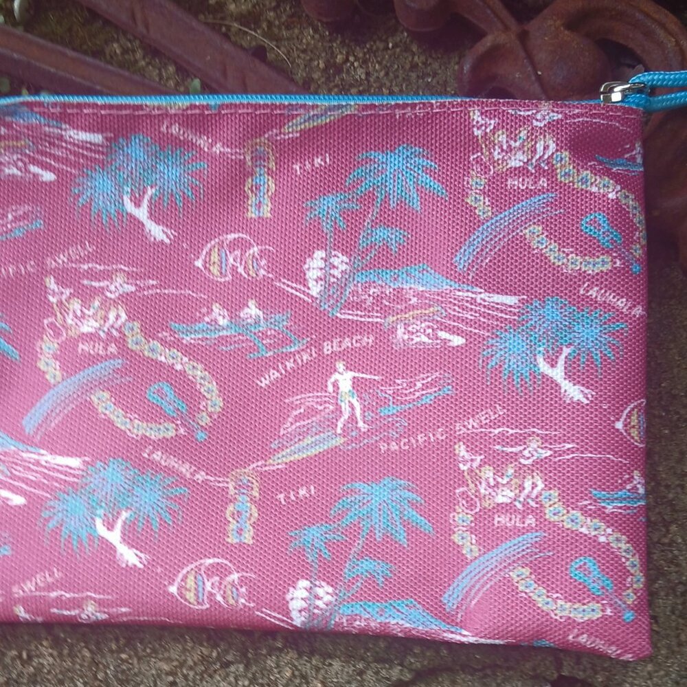 Reyn Spooner Hawaiian Style Cosmetic Bag X United Airlines - Collector Bag